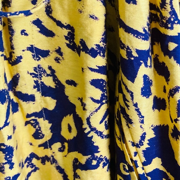 Adrianna Papell Mustard Plum Drawstring Dress 4 💜 - Picture 4 of 13